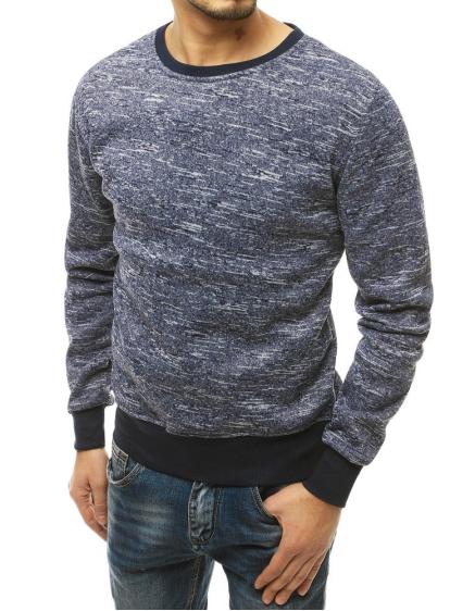 Pánska mikina s kapucňou tmavomodrá