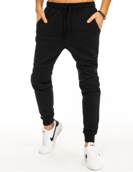 Pánske tepláky čierne ux2871