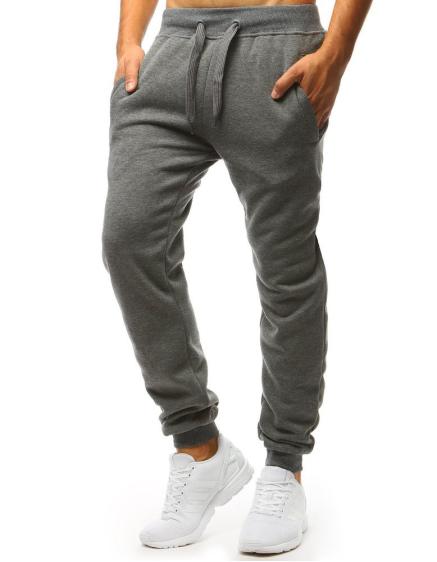 Pánské tepláky tmavě šedá