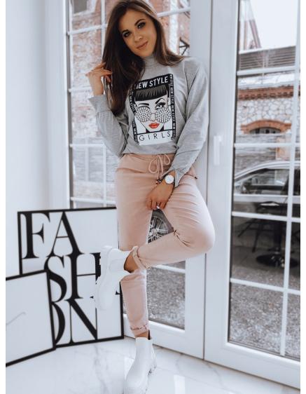 Női pulóver RONNIE világosszürke