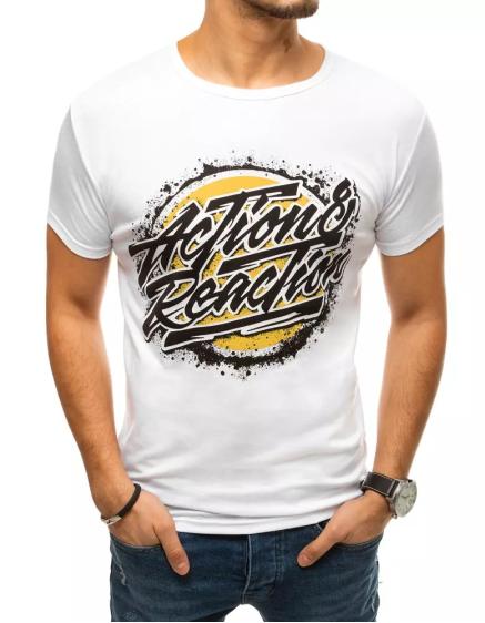 Férfi póló ACTION fehér rx4374