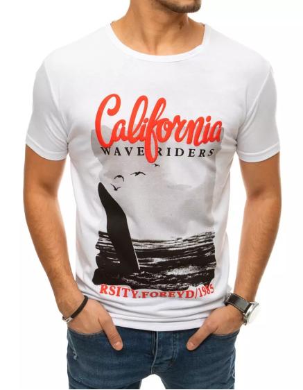Pánské tričko CALIFORNIA bílé rx4378