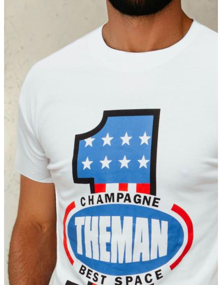 Pánské tričko ONE bílé rx4406