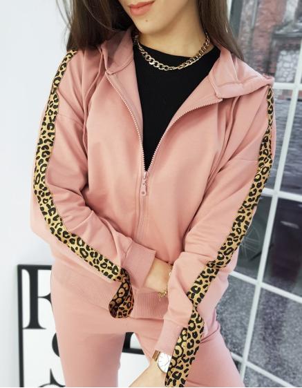 Női pulóver RODNEY rózsaszínű