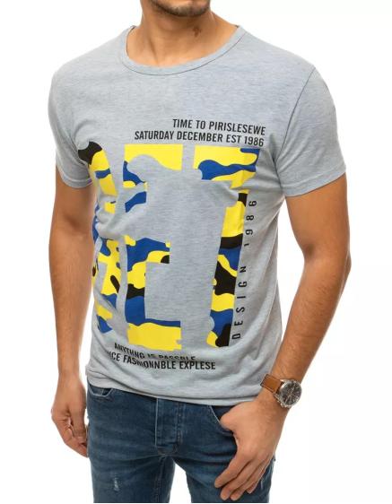 Férfi póló TIME szürke rx4412