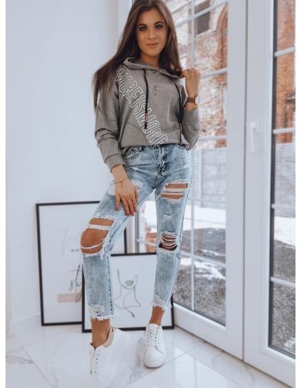 Női pulóver SUZIE szürke