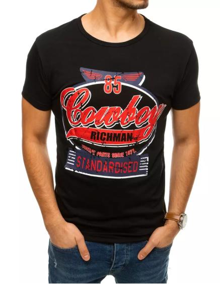 Férfi fekete cowboy ing