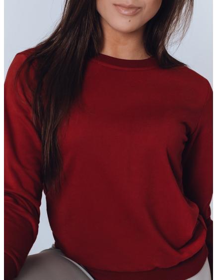 Női pulóver ODESSA sötétvörös