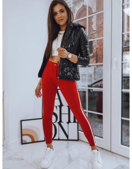 Dámska prešívaná bunda s kapucňou SAVANA čierna