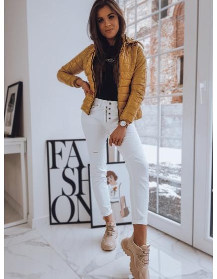 Női steppelt kabát kapucnival AVANTI barna