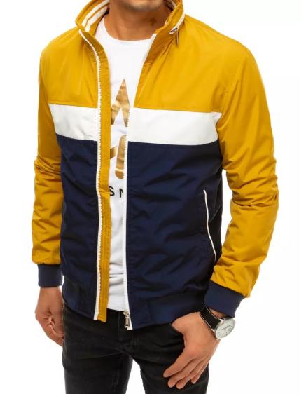 Pánska bunda prechodová žltá SPRING