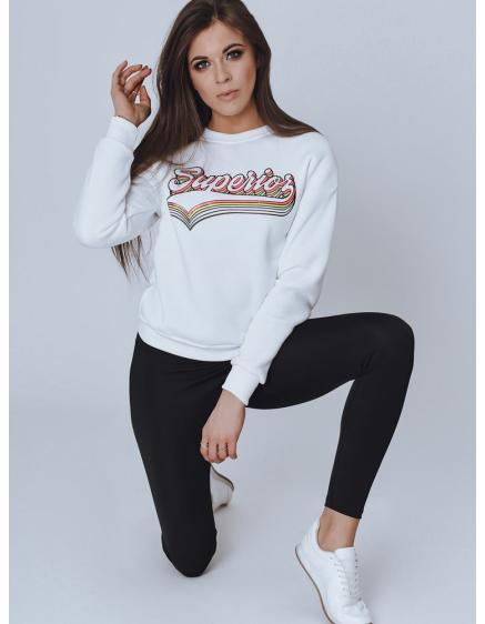 Dámska mikina s potlačou RIO biela