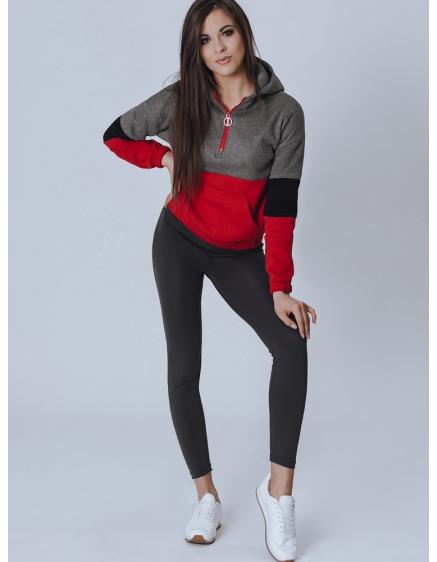 Dámska mikina FINE tmavo šedá