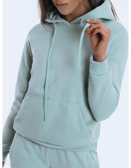 Dámska mikina s kapucňou BASIC mätová