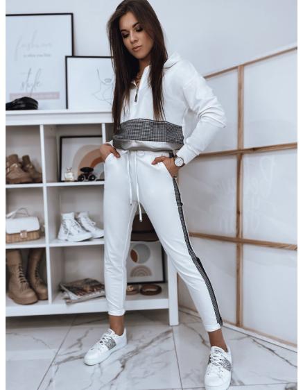 Dámska mikina s kapucňou ELEN biela