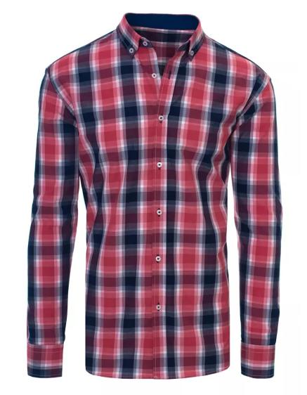 Pánská kostkovaná barevná košile