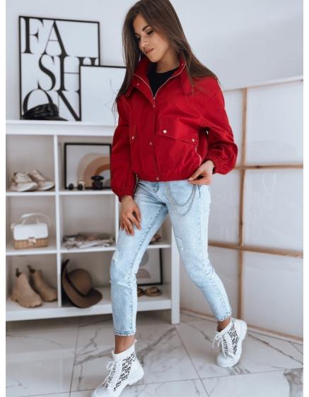 Dámská stylová bunda GRACEFUL červená 