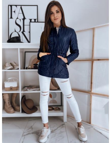 Dámsky prešívaný kabát ONTARIO námornícka modrá