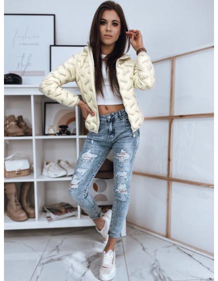 Női SPRING átmeneti kabát fehér