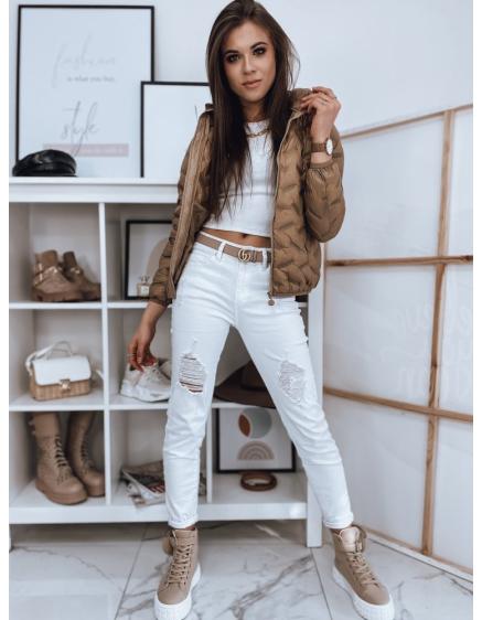 Dámská přechodová bunda SPRING karamelová 