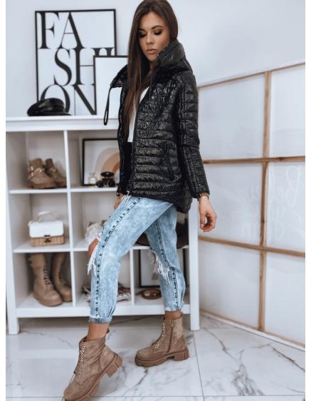 Női steppelt dzseki MINERAL fekete