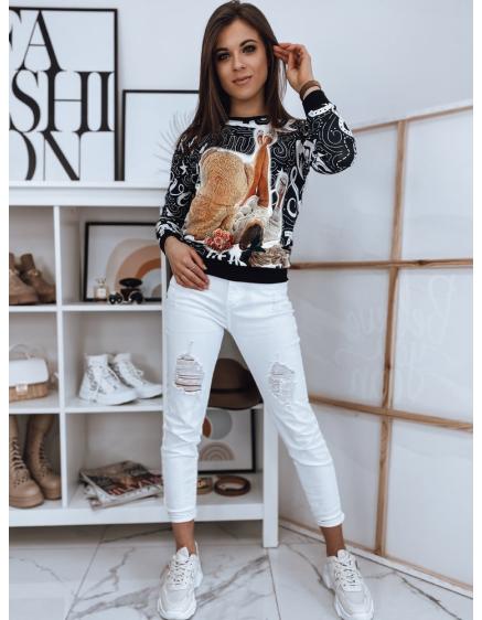 Dámská mikina TEDDY LOVE černá