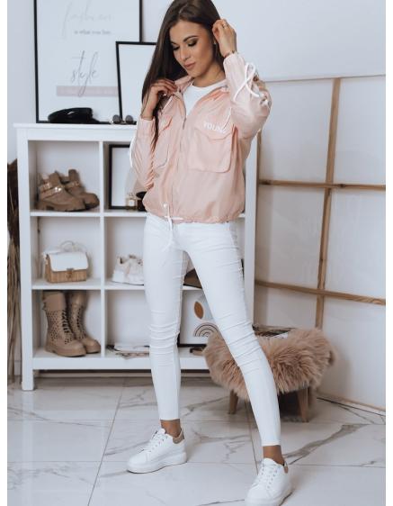 Dámska štýlová vetrovka YOUNG ružová