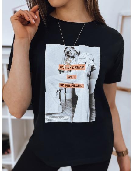 Női póló EVERY DREAM feketefekete