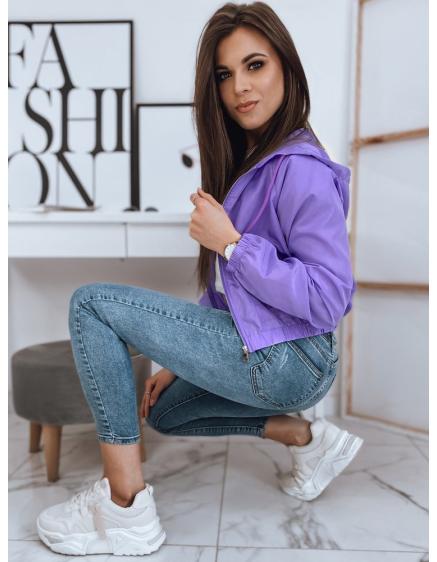 Dámska bomber prechodová bunda LAROSA fialová