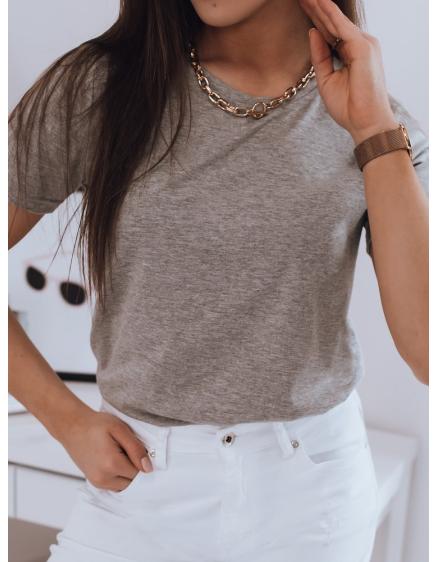 Dámske tričko bez potlače MAYLA sivá
