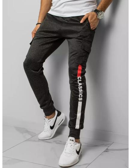 Férfi tavaszi melegítőnadrág szürke CLASSICS