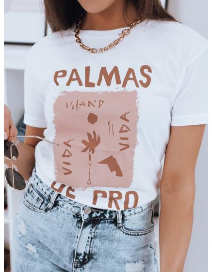 Dámské tričko s nápisem PALMAS bílá