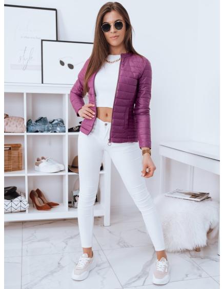 Női steppelt kabát CHLLOE lila