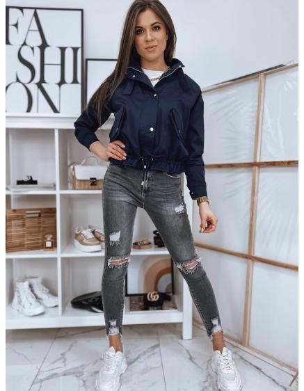 Női téli bomber dzseki SISI tamva kék