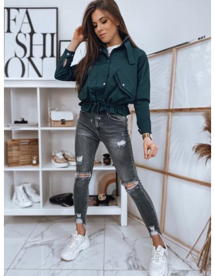 Női bomberdzseki SISI zöld