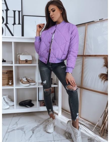 Dámská bomber bunda prošívaná SHERRY fialová