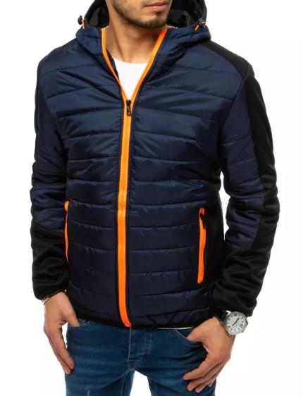 Férfi tavaszi steppelt dzseki Blue LIGHT kék