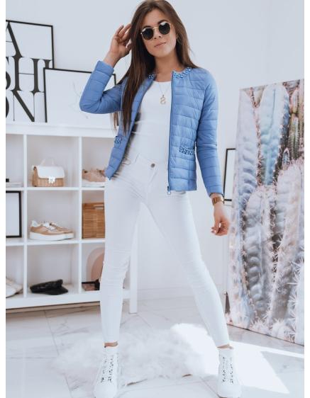 Dámská prošívaná bunda PERLA modrá