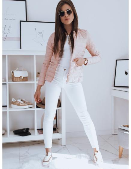 Dámská prošívaná bunda PERLA růžová