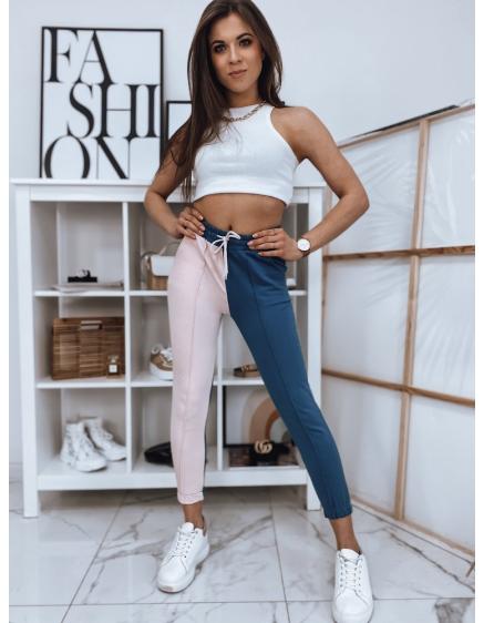 Dámské stylové tepláky PASTELS modrá