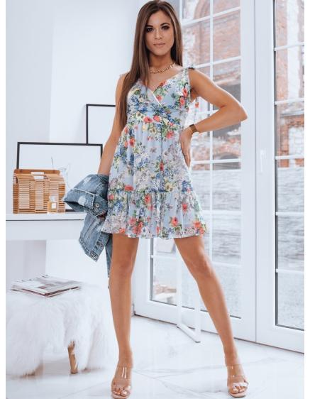 Dámské šaty se vzorem PRIMOSA modrá šaty