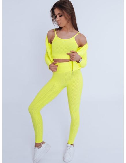 Női elegáns 3in1 sport szett PANAMERA sárga