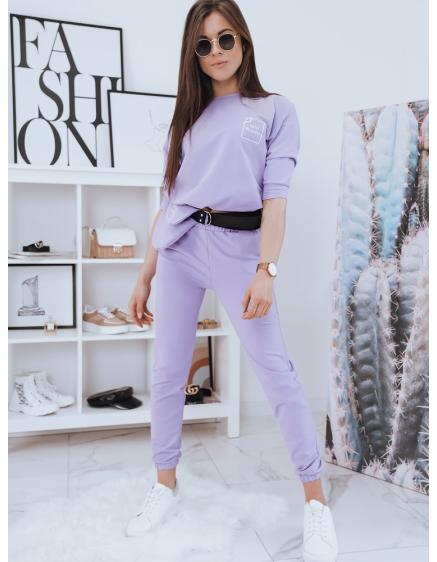 Női nyomtatott tréningruha YOUTH lila