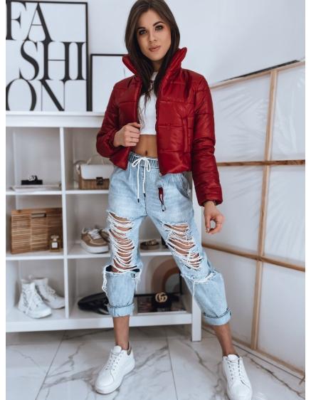 Dámská prošívaná bunda ADRIANNA červená