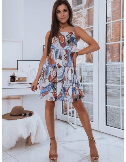 Női nyomtatott ruha MADISSON kék