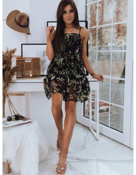 Női nyomtatott ruha MADISSON fekete