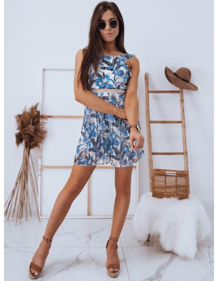 Dámské šaty s potiskem květin MANNYS bílá