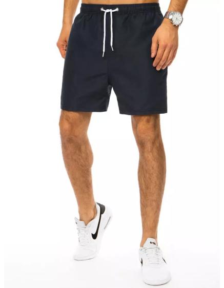 Pánské plavky bez potisku tmavě šedé