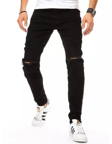 Pánské rifle černé STRIPPED