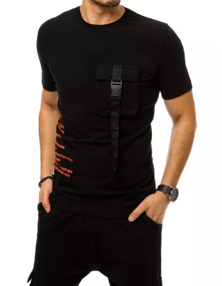 Férfi póló és joggers szett fekete